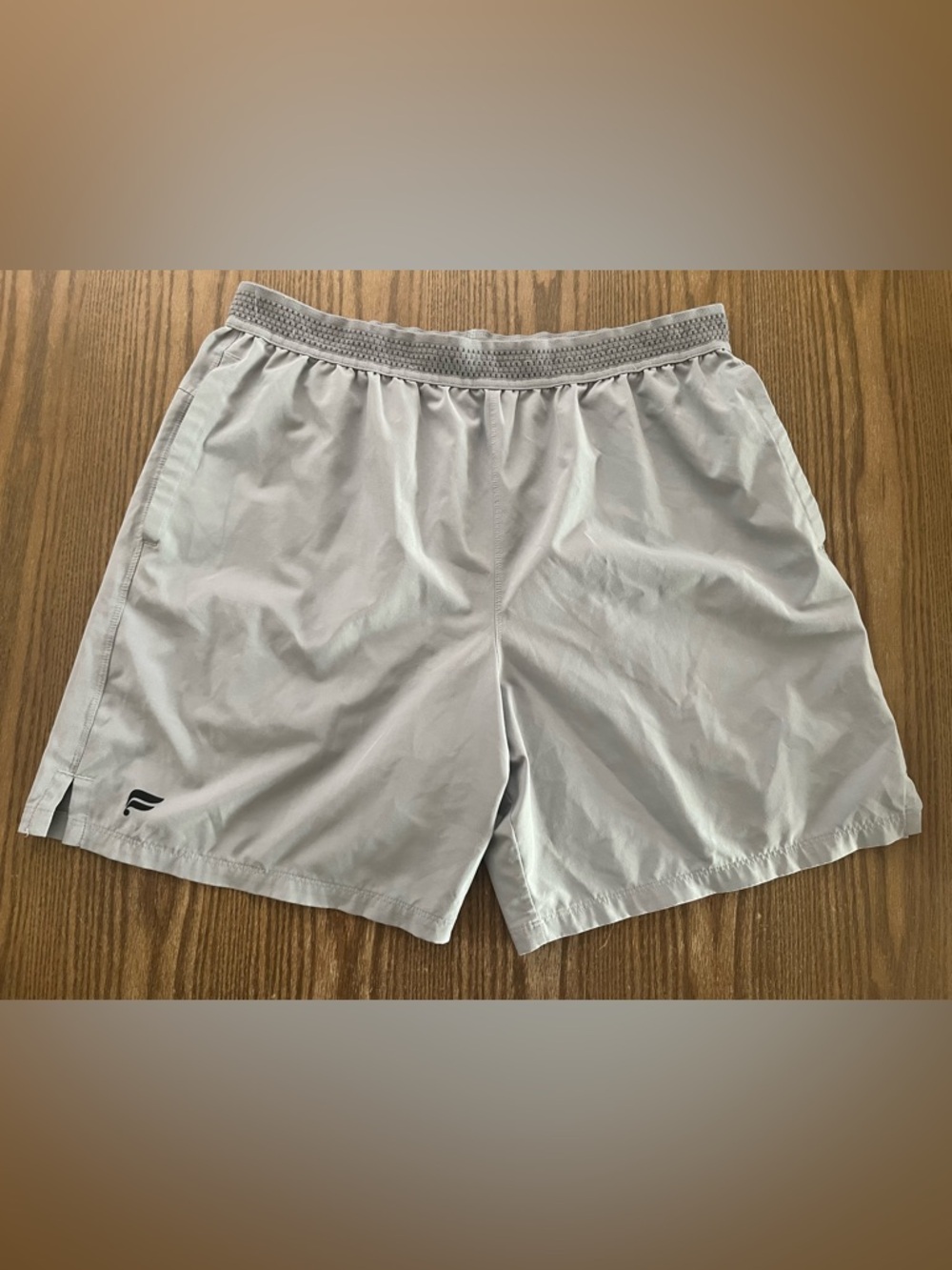 Fabletics Men’s Light Gray Athletic Shorts
